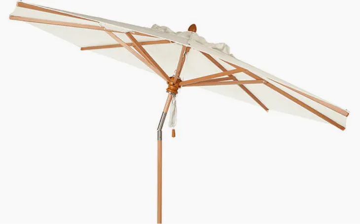 A rotational tilt umbrella.