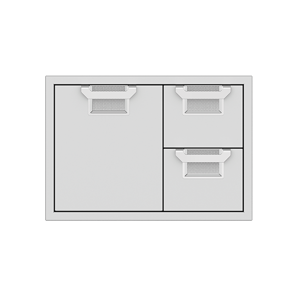 Hestan Aspire 30in Double Drawer and Storage Door Combo