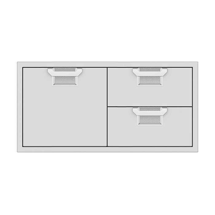 Hestan Aspire 42in Double Drawer and Storage Door Combo