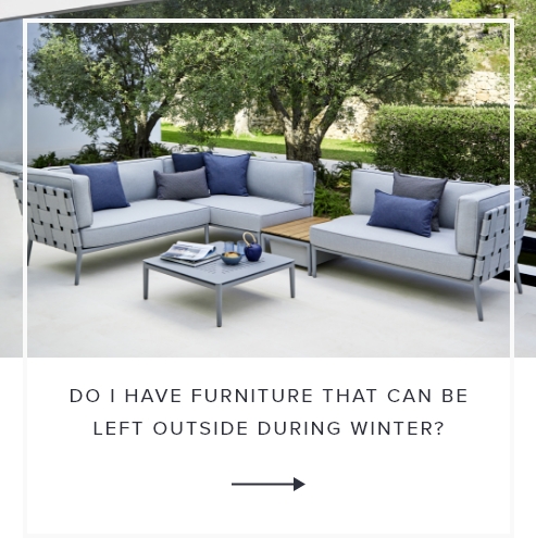 Guide: Patio furniture that can be left outside during winter