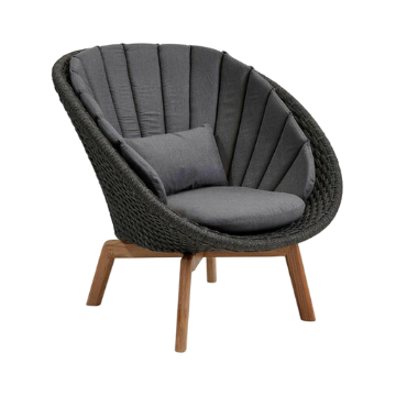 Cane-line Peacock Lounge Chair, Soft Rope