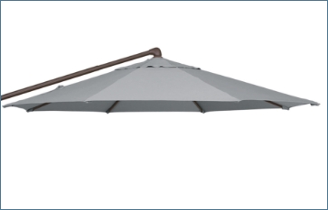 Umbrella without valance
