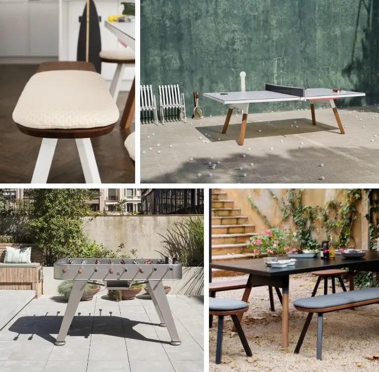Various images of tables and gaming tables.