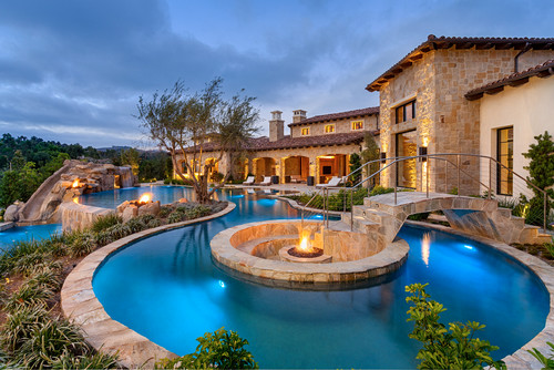 Wildflower Estate Mediterranean Pool, San Diego