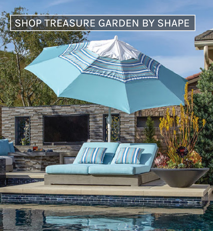Treasure Garden Outdoor Umbrellas | Patio Umbellas | AuthenTEAK